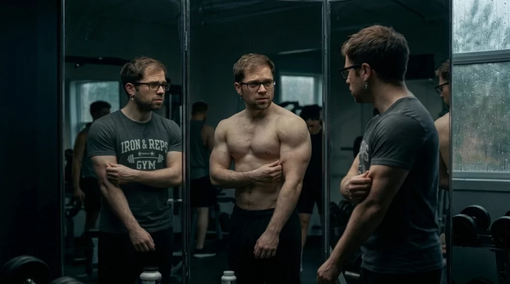 signs of muscle dysmorphia in men, bigorexia, body dysmorphia,